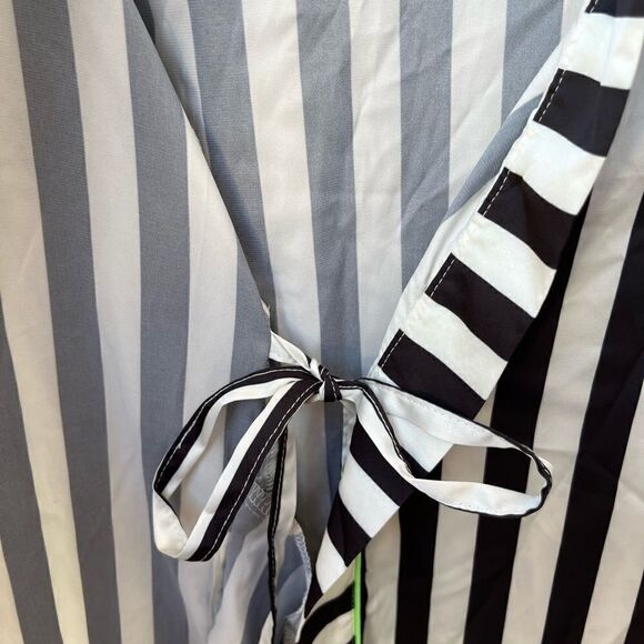 Kilo Brava Satin Collection maxi robe stripe size small - Picture 6 of 7